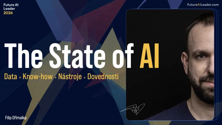 Úvodní slide prezentace The State of AI
